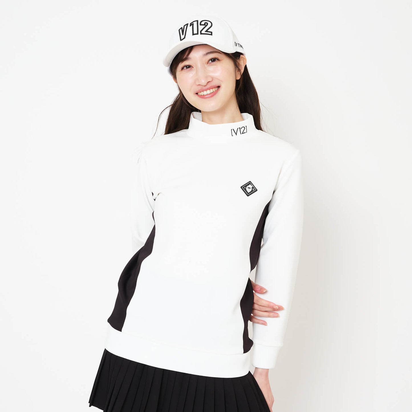 DOT RIB L/S MOCK