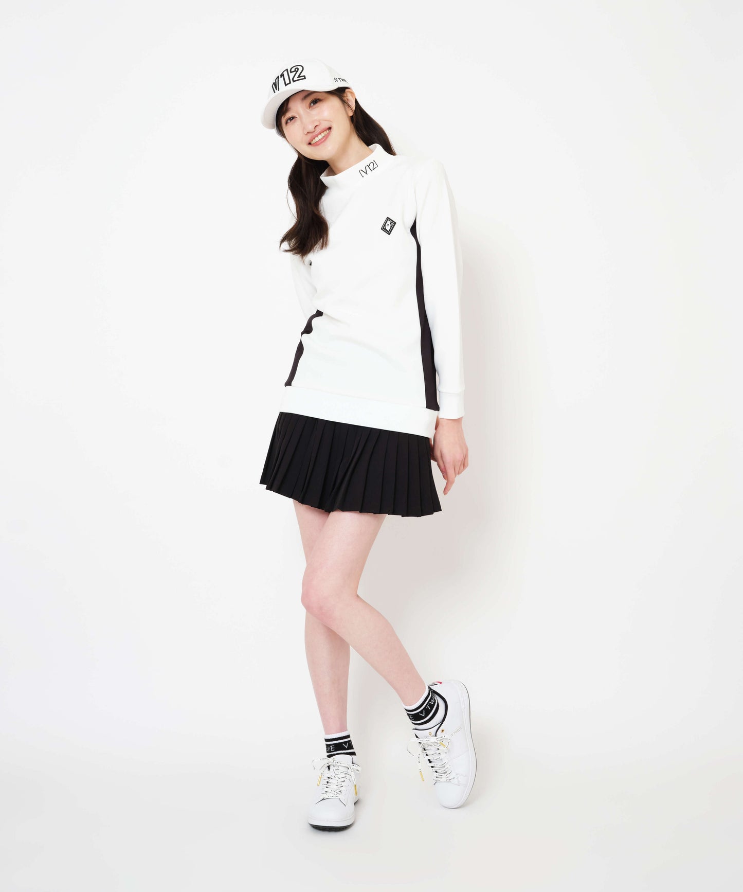 DOT RIB L/S MOCK