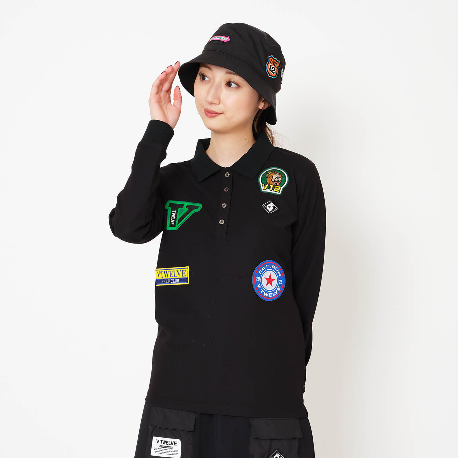 V12] ゴルフ レディース モックネック WAP L/S POLO | 【公式通販】