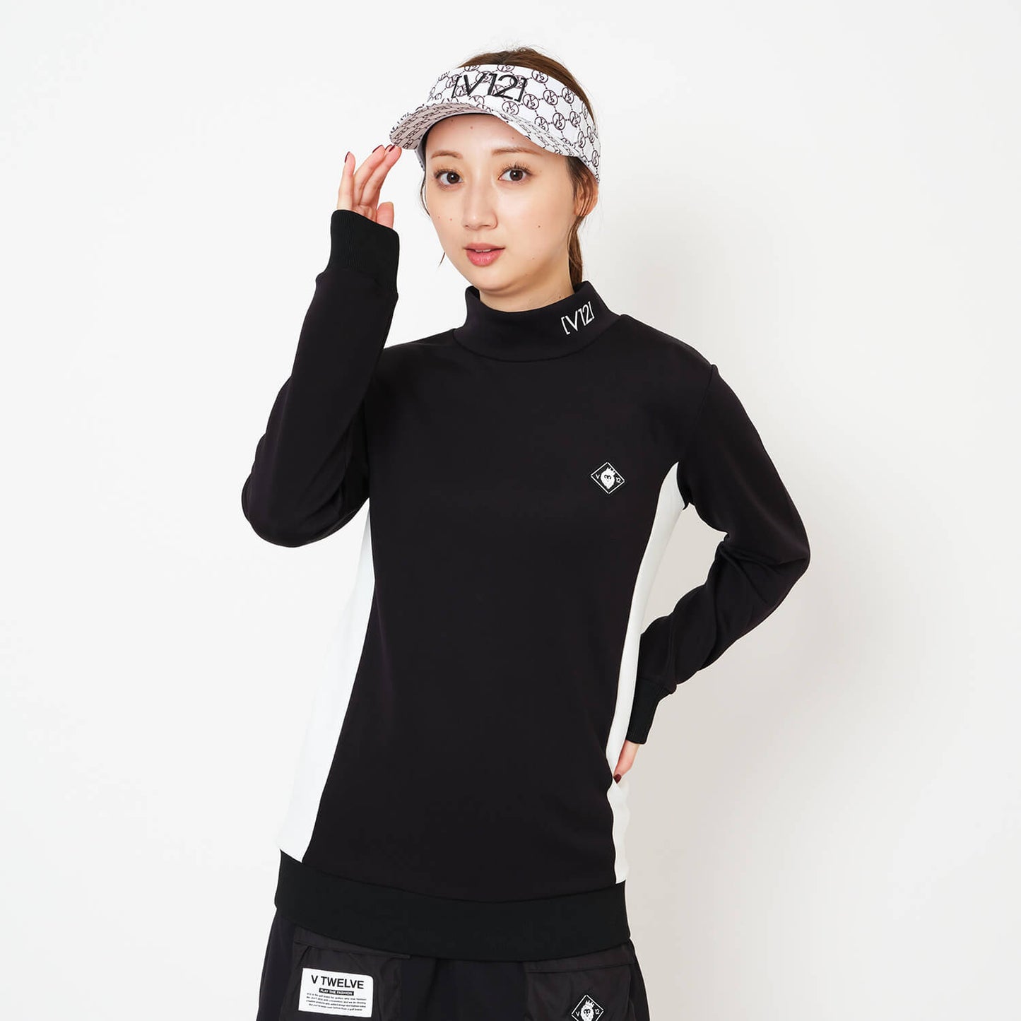 DOT RIB L/S MOCK
