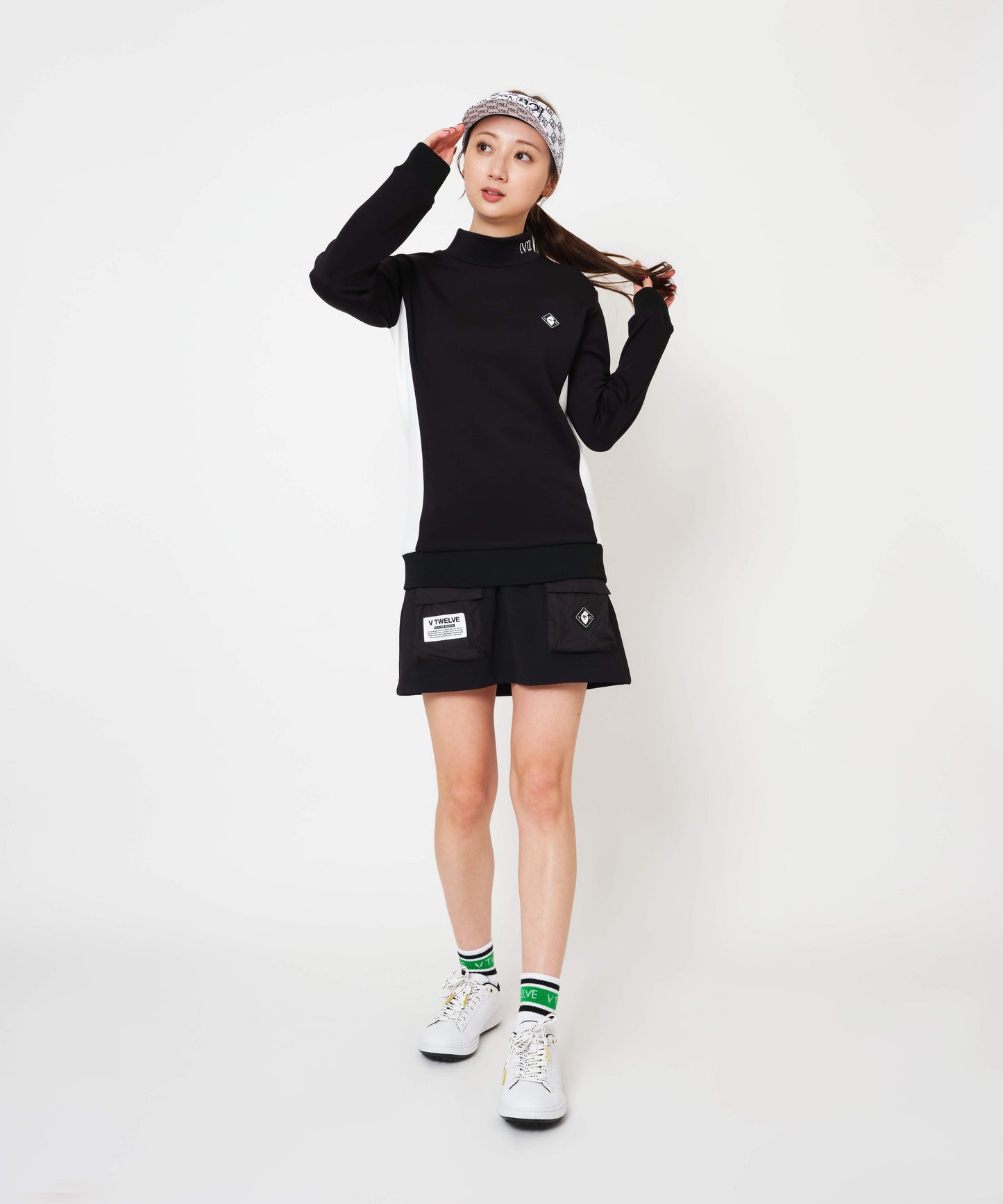 DOT RIB L/S MOCK