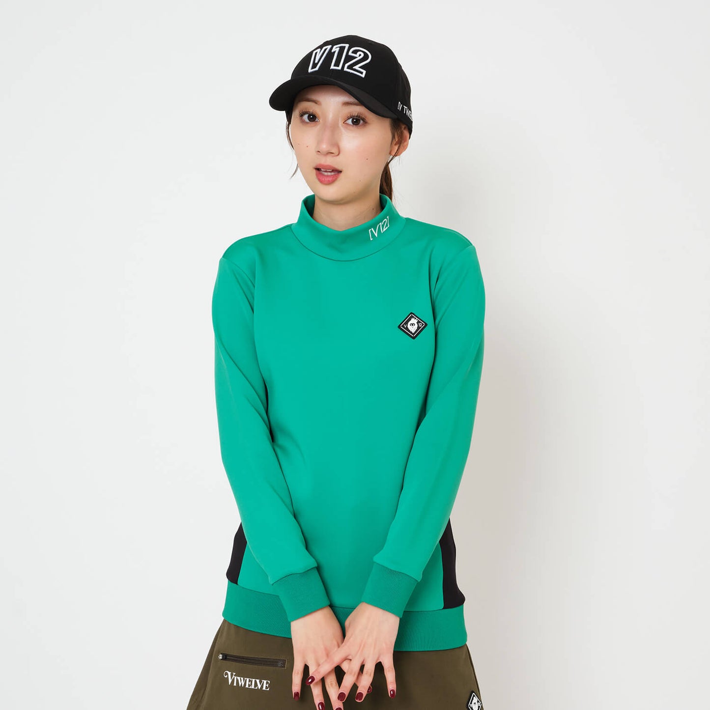 DOT RIB L/S MOCK