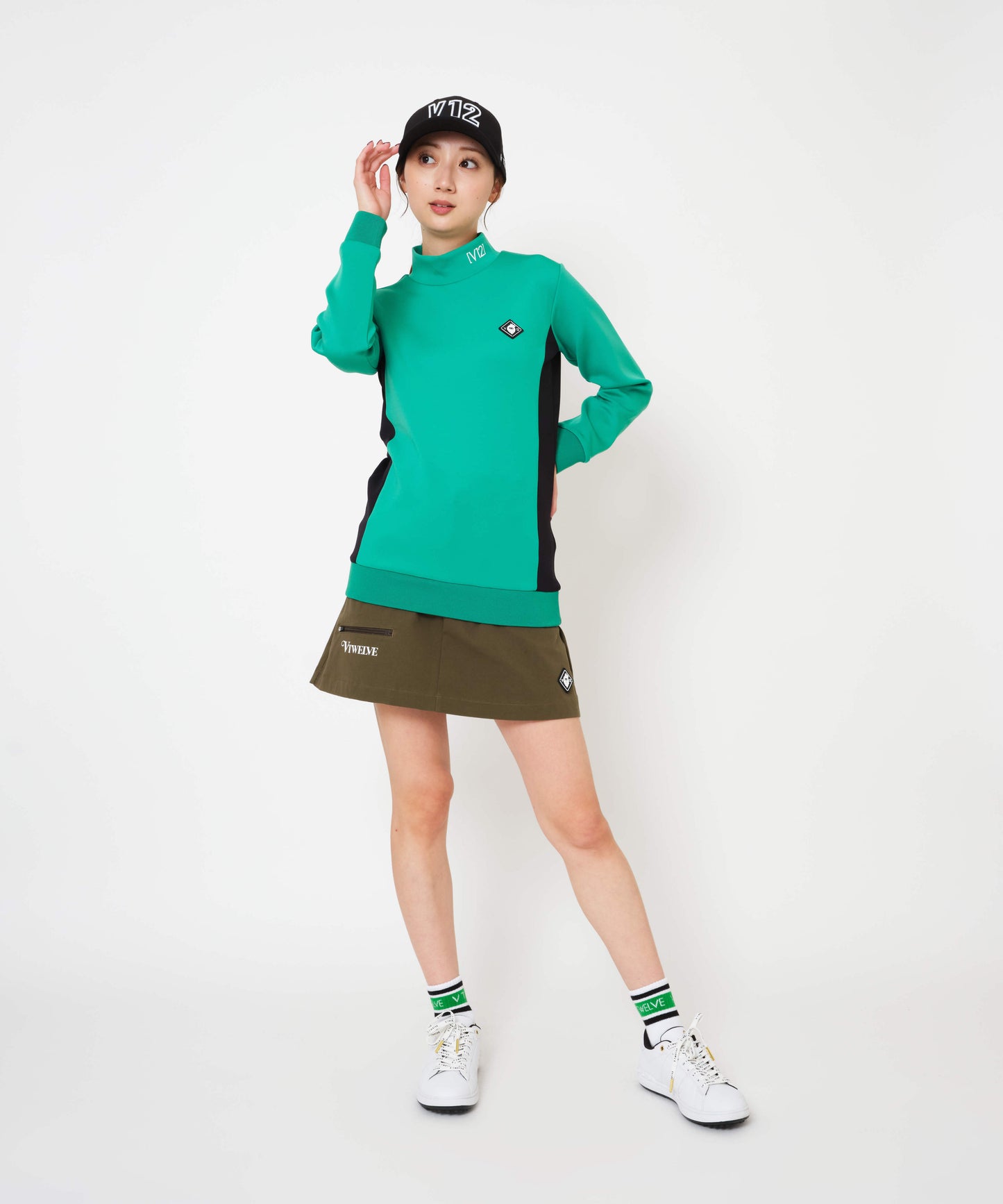 DOT RIB L/S MOCK