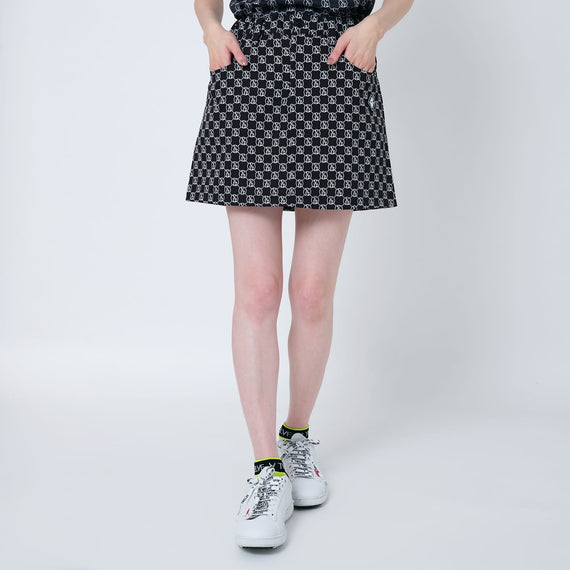MONOGRAM SKIRT