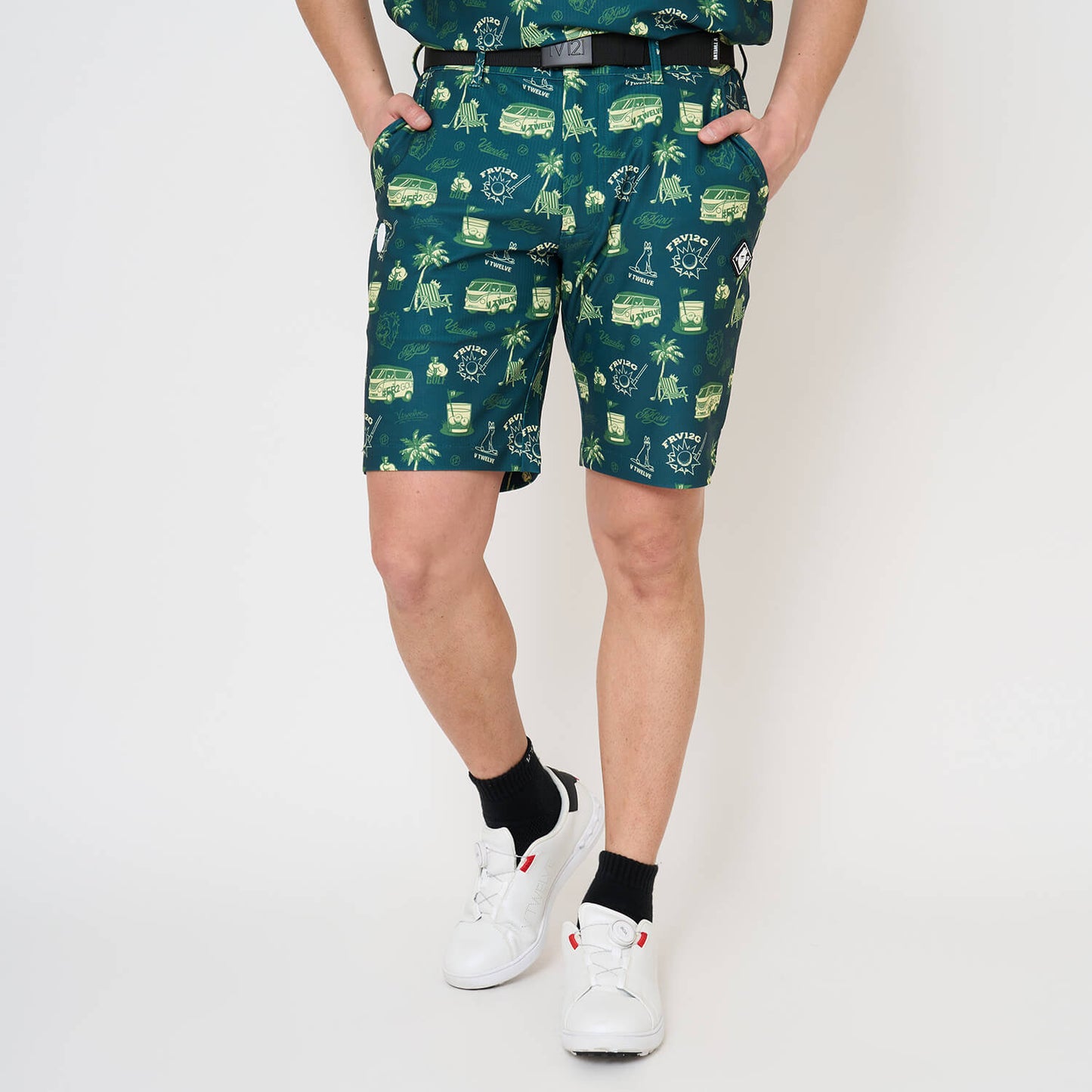 V12FR2 PATTERN  SHORTS