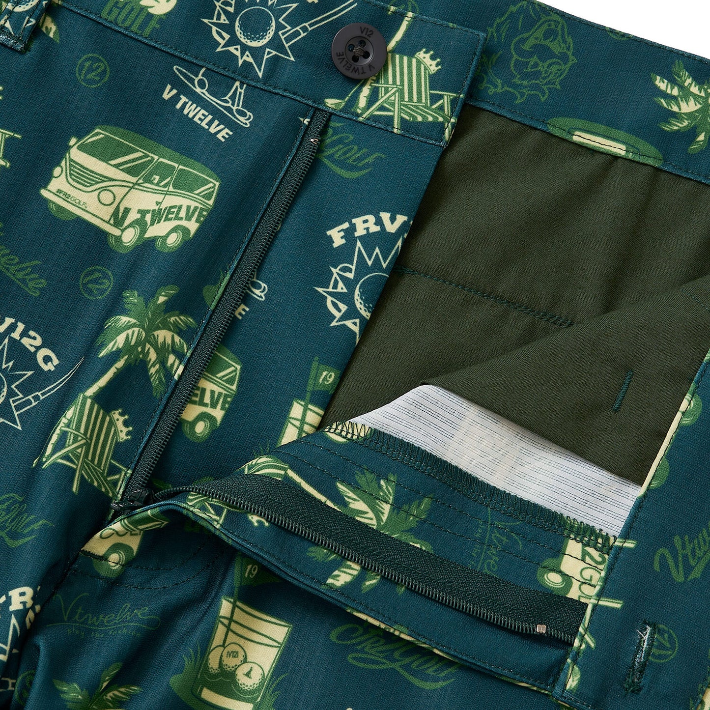 V12FR2 PATTERN  SHORTS