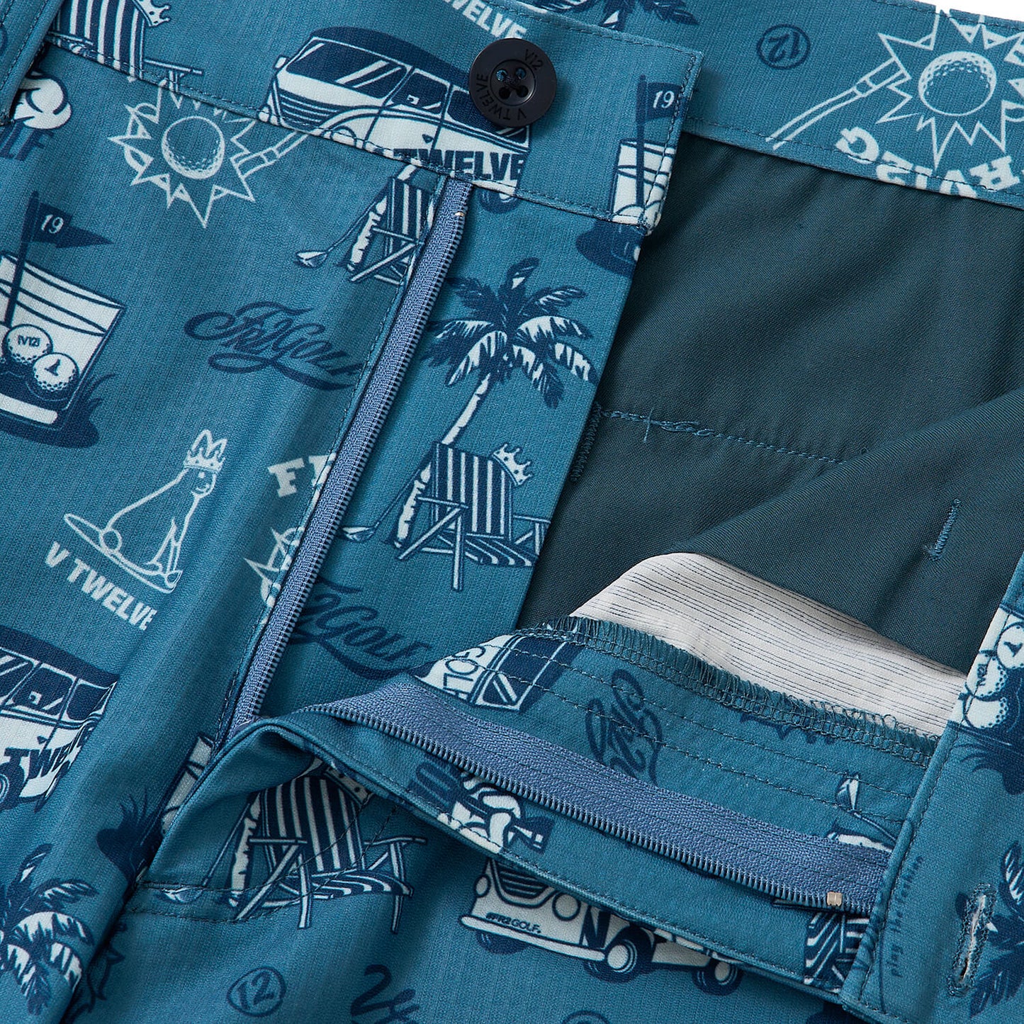 V12FR2 PATTERN  SHORTS