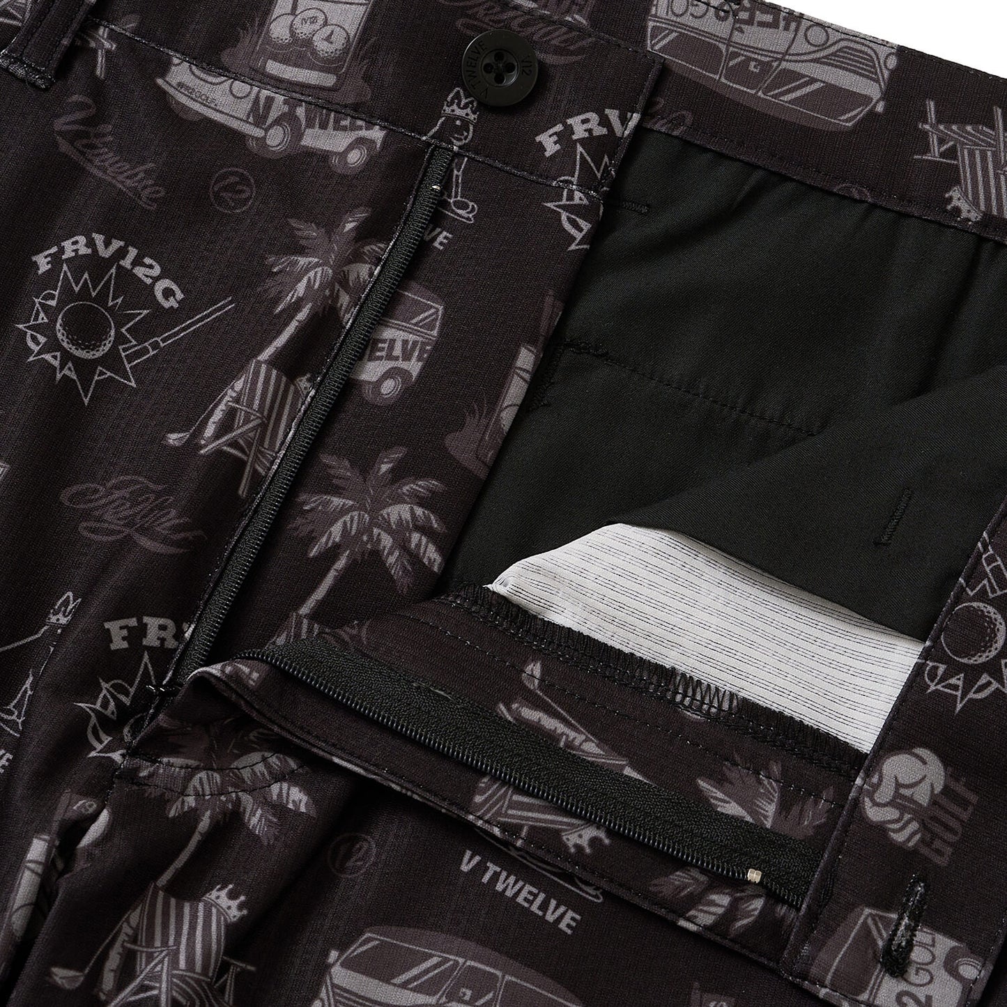 V12FR2 PATTERN  SHORTS