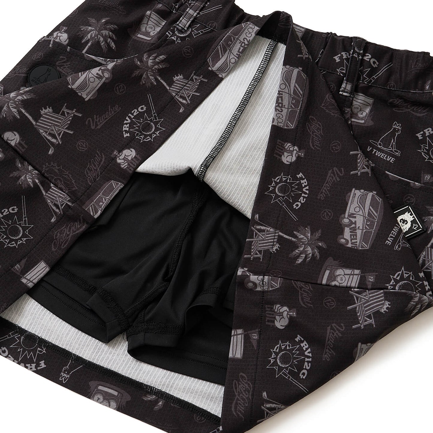 V12FR2 PATTERN SKIRT