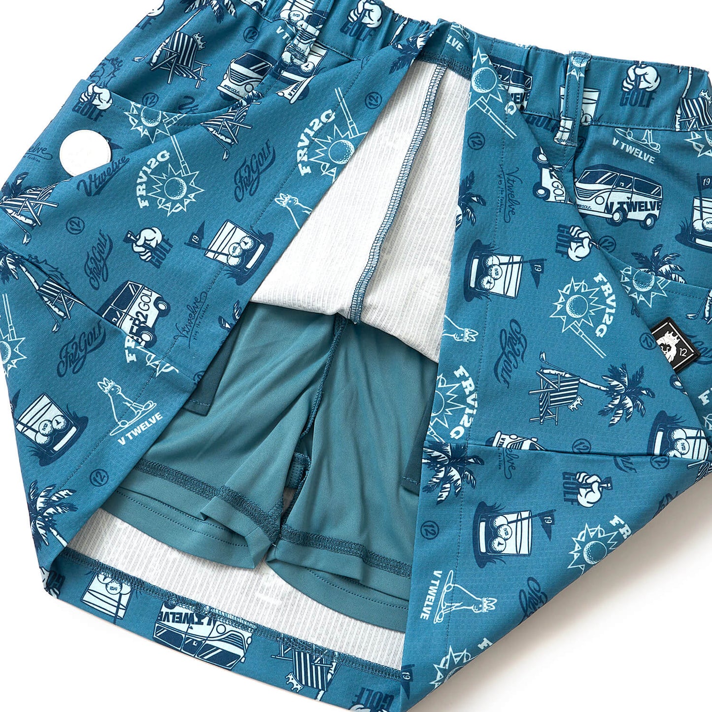 V12FR2 PATTERN SKIRT