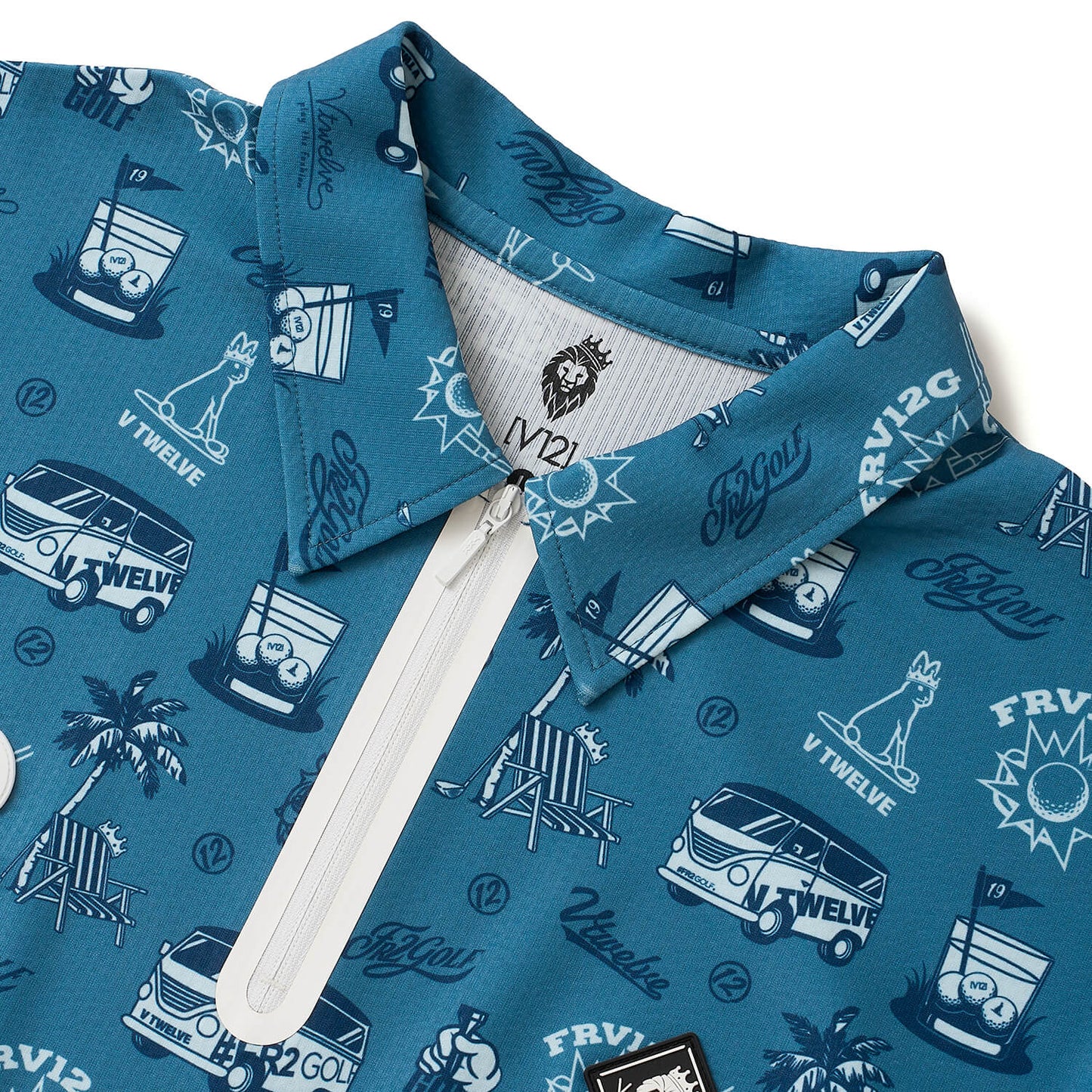 V12FRS PATTERN POLO