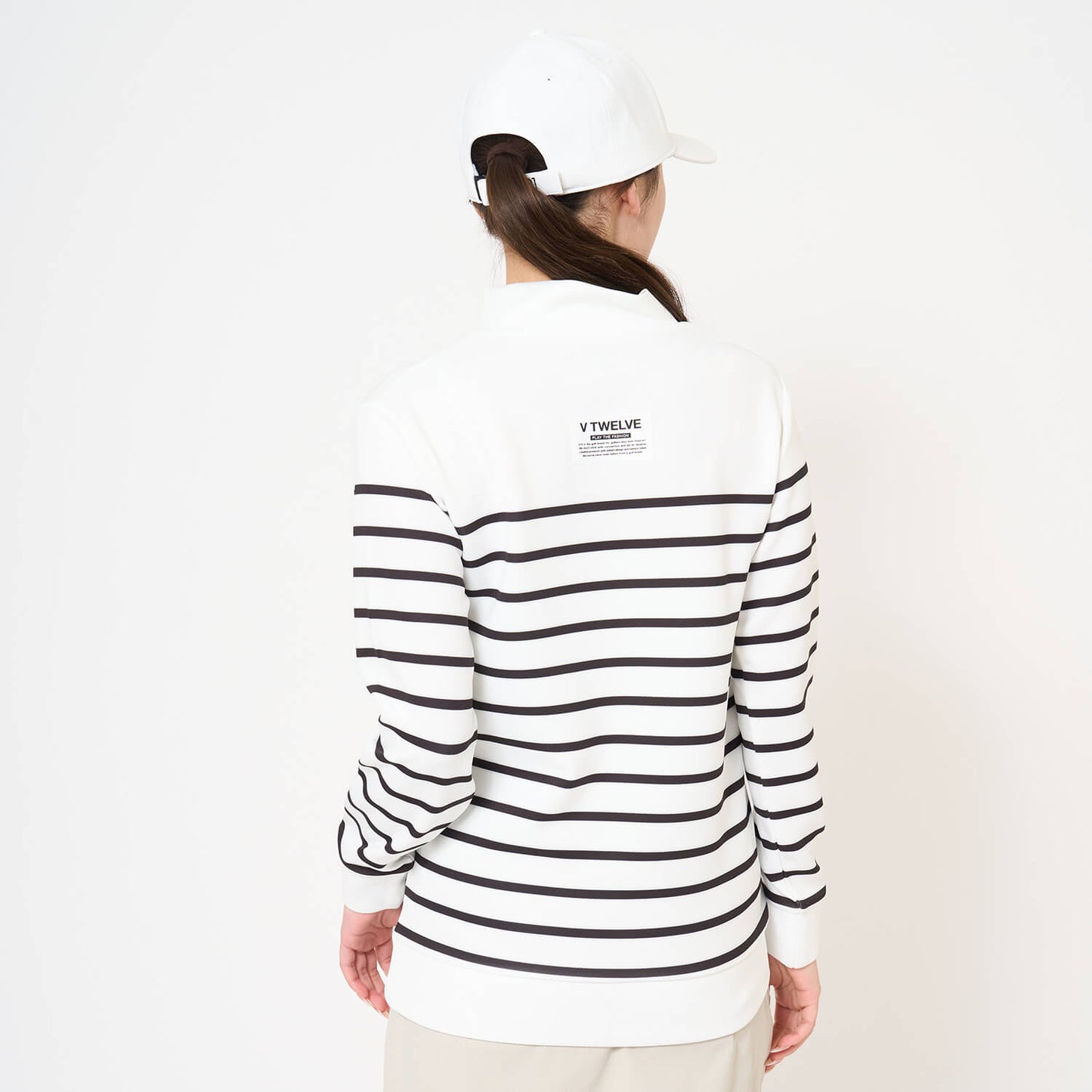 BORDER L/S MOCK