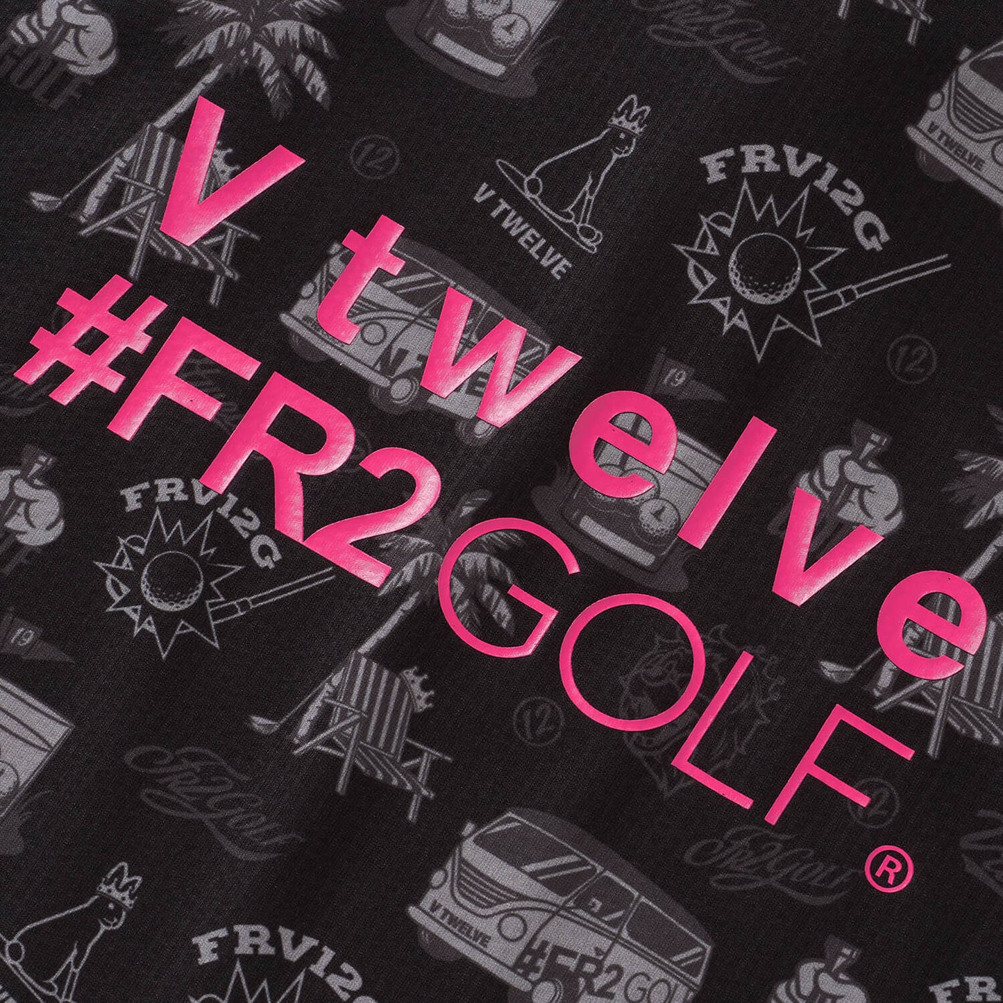 V12FRS PATTERN POLO