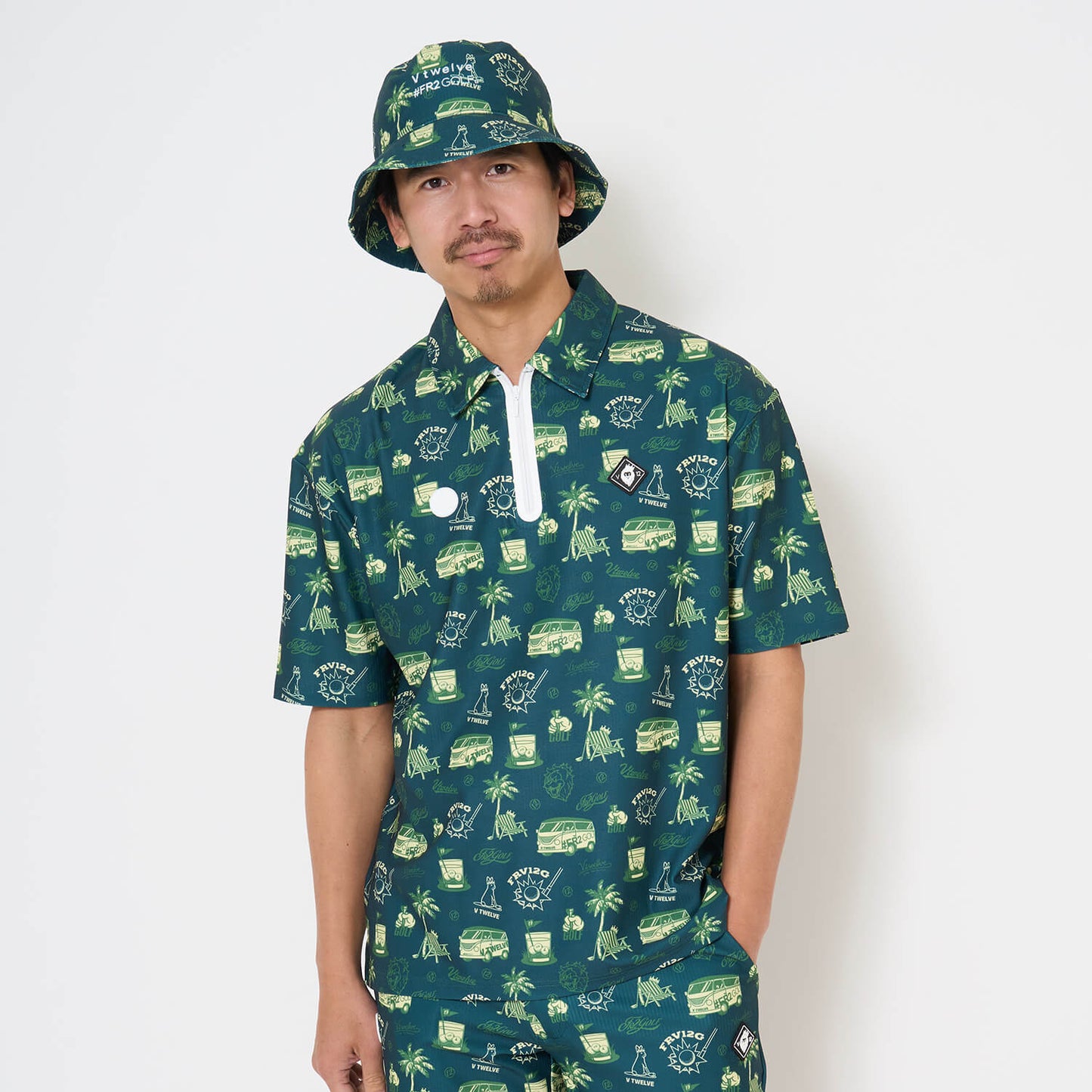 V12FRS PATTERN POLO