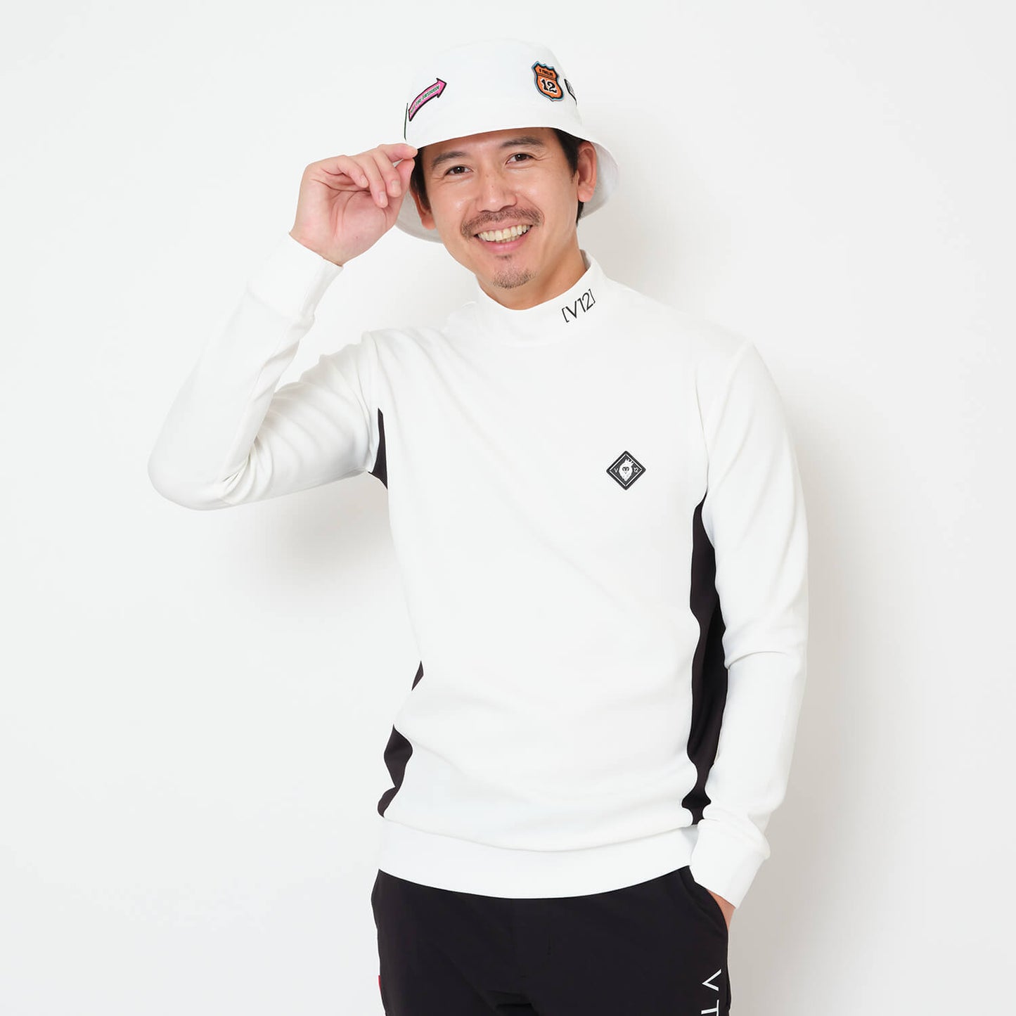 DOT RIB L/S MOCK