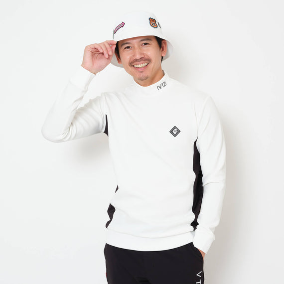 DOT RIB L/S MOCK