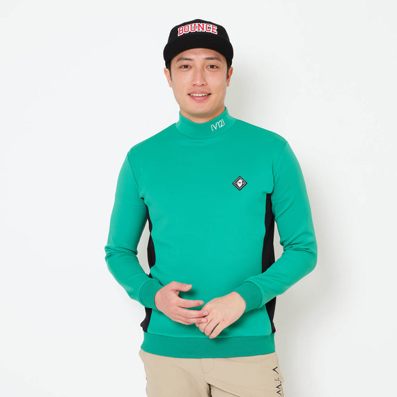 DOT RIB L/S MOCK