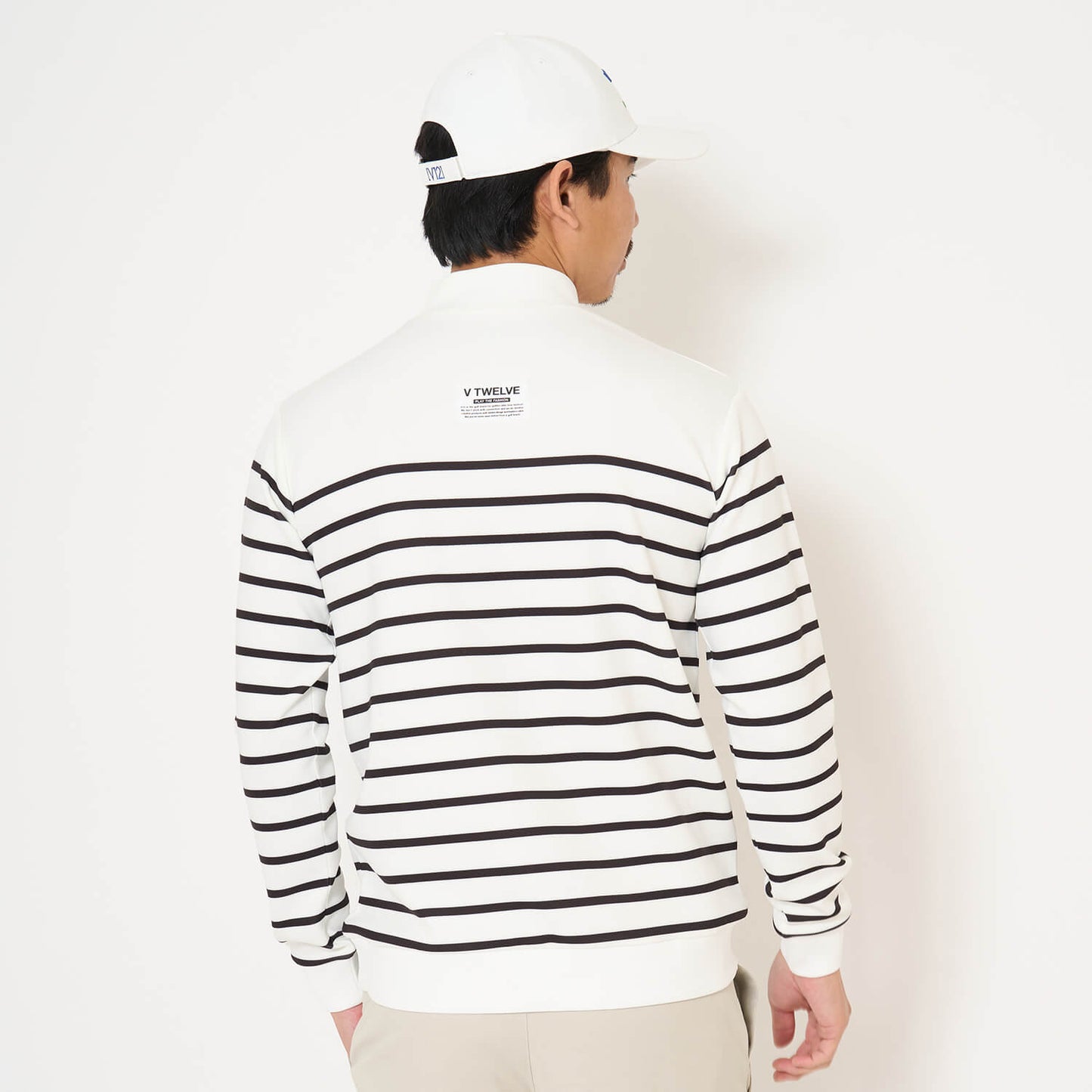 BORDER L/S MOCK