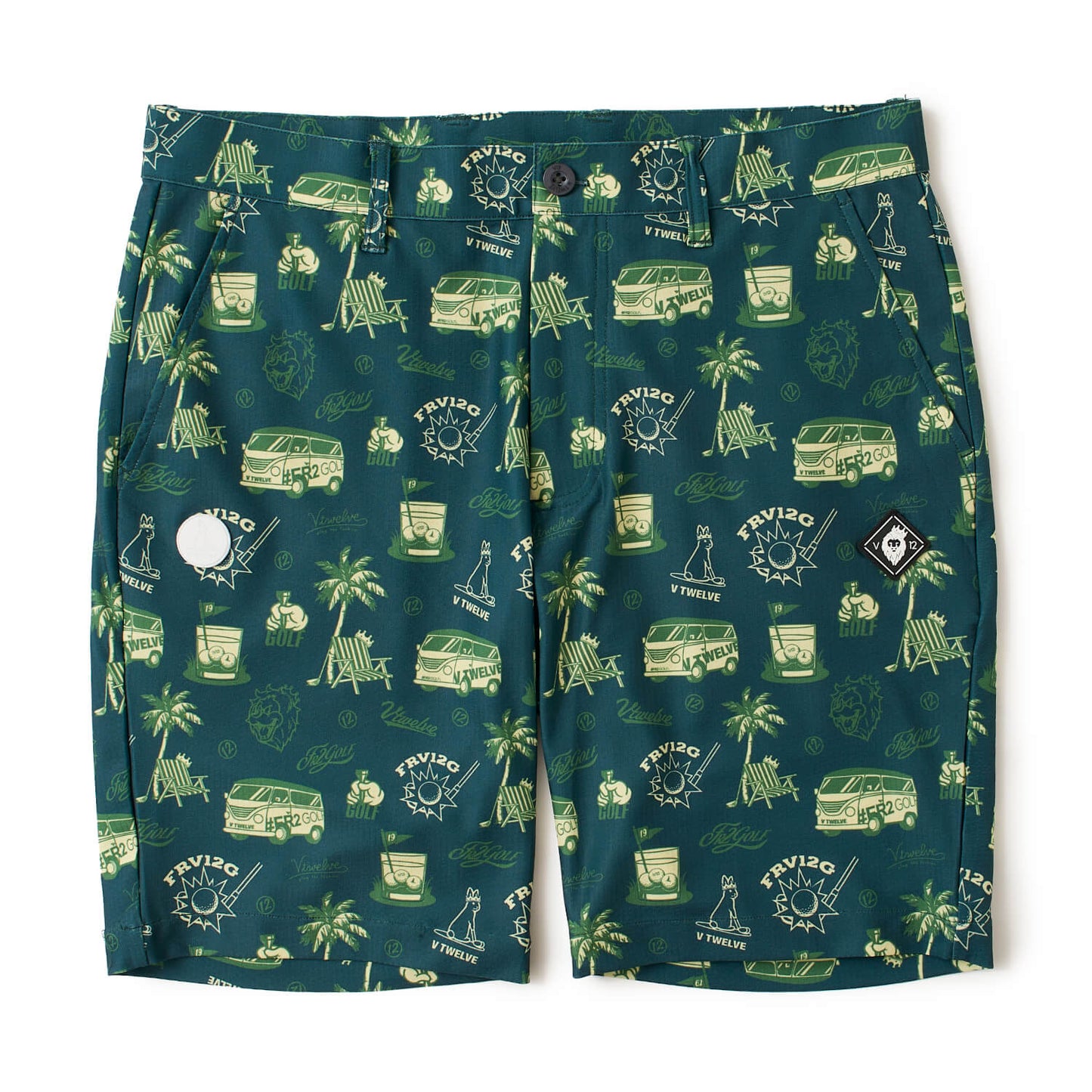 V12FR2 PATTERN  SHORTS