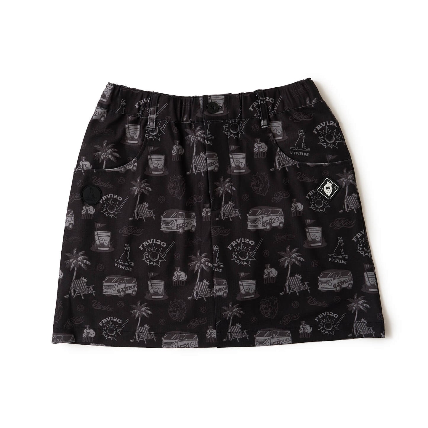 V12FR2 PATTERN SKIRT