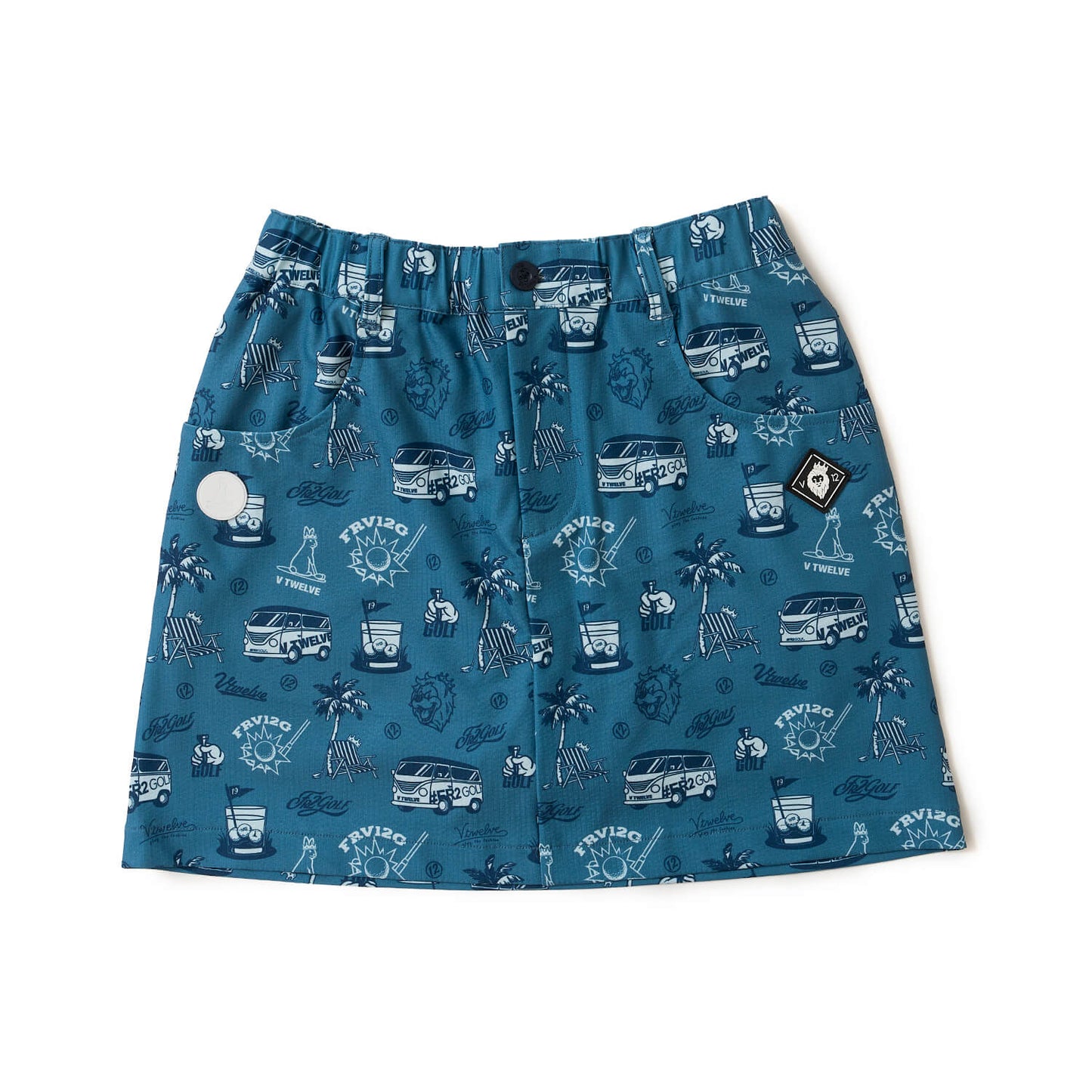 V12FR2 PATTERN SKIRT