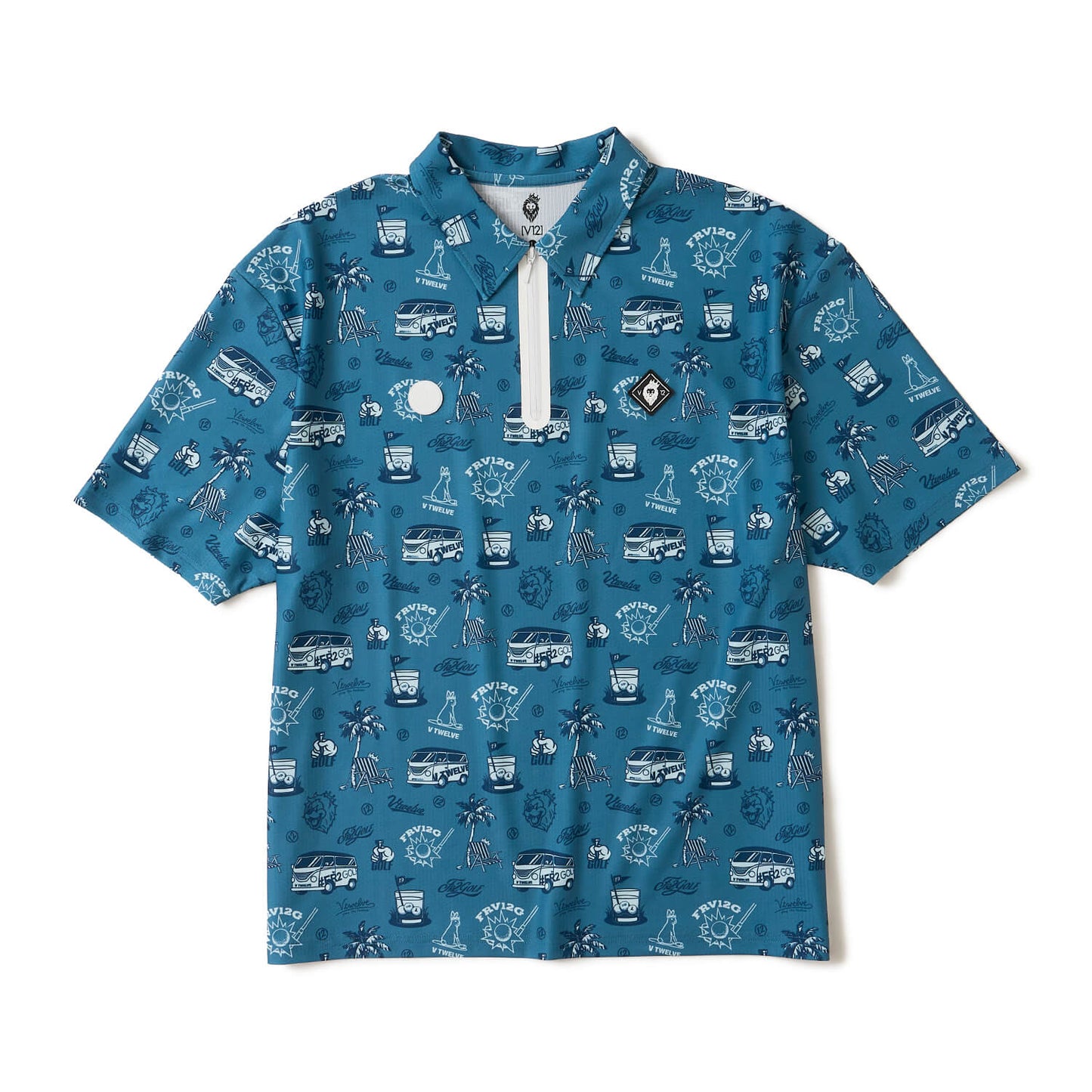 V12FRS PATTERN POLO