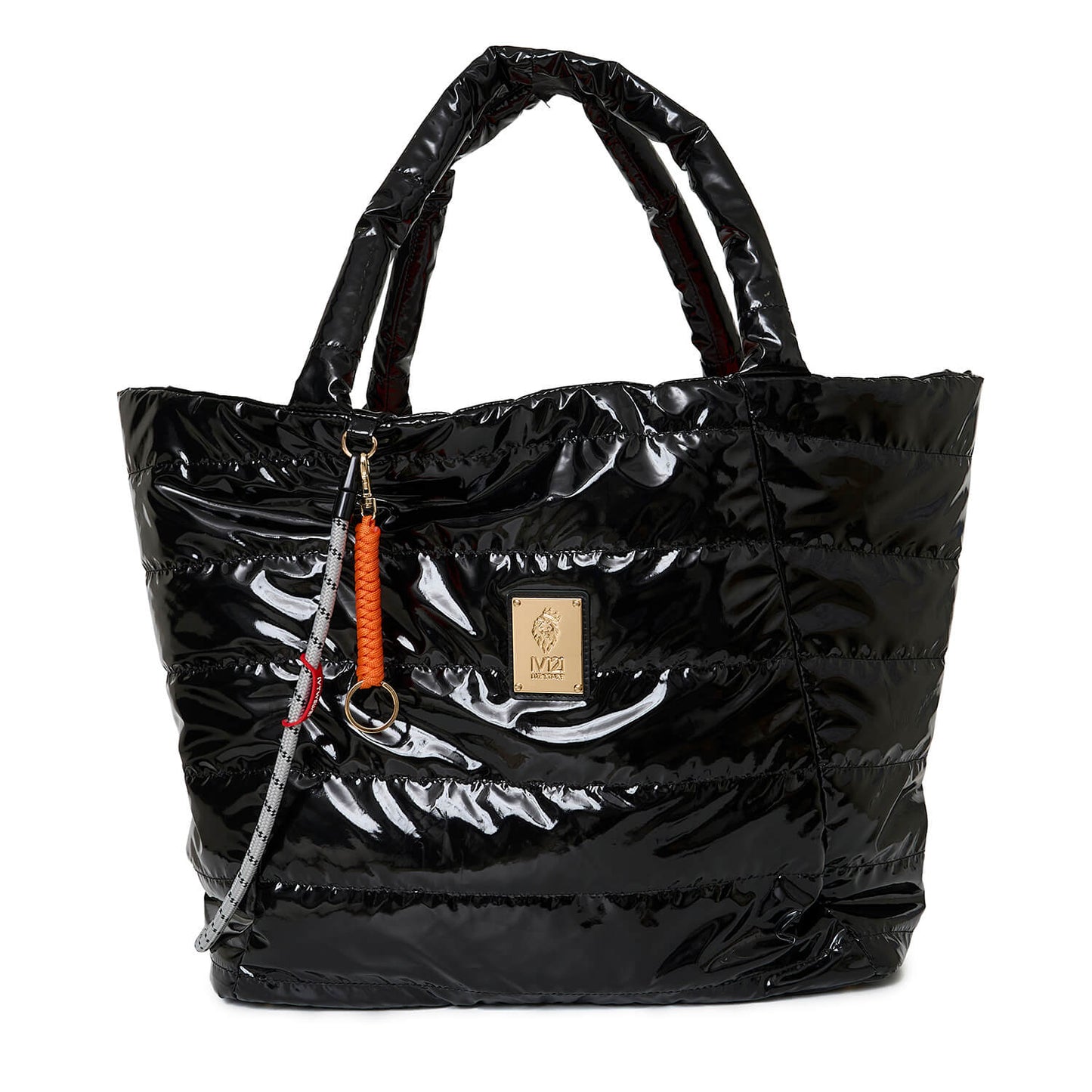 PADDED GLOSS BIG TOTE