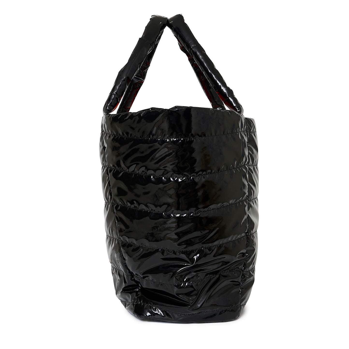 PADDED GLOSS BIG TOTE