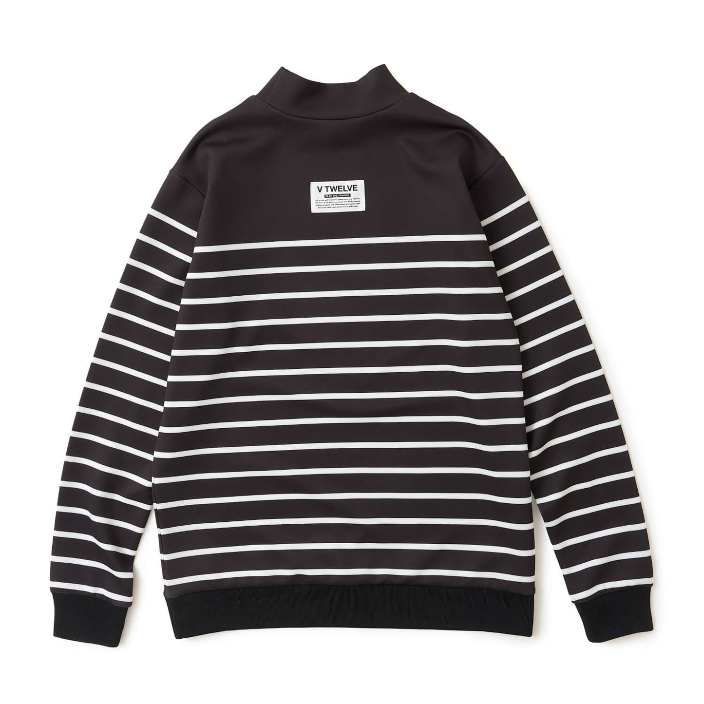 BORDER L/S MOCK
