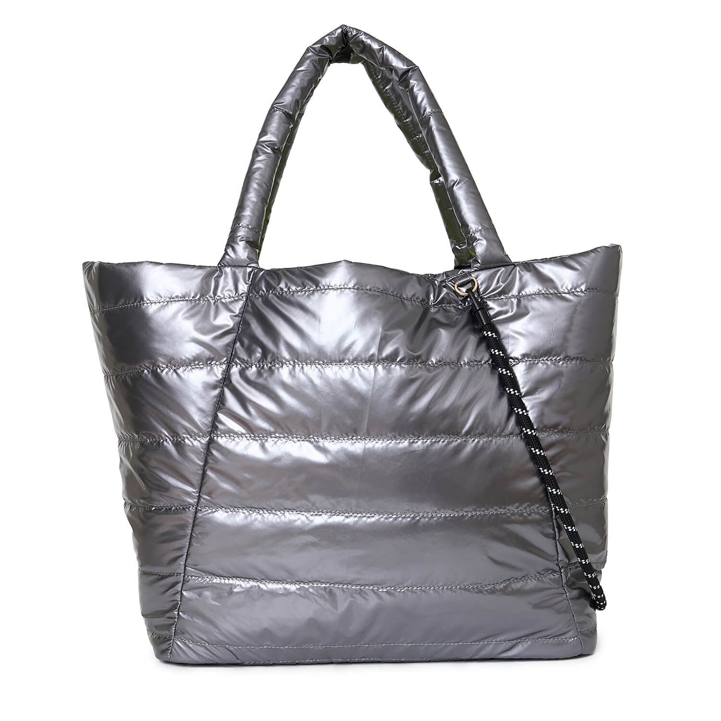 PADDED GLOSS BIG TOTE