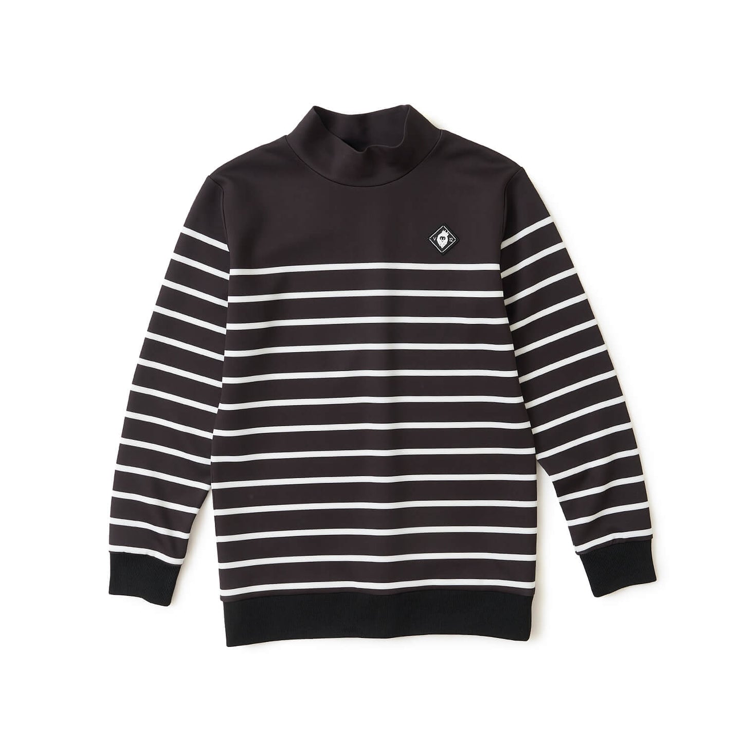 BORDER L/S MOCK