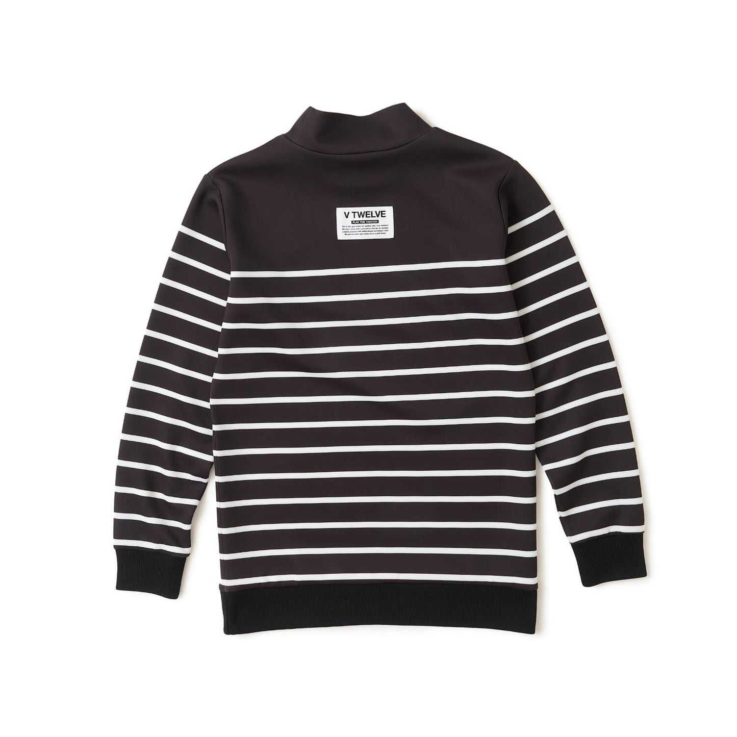 BORDER L/S MOCK