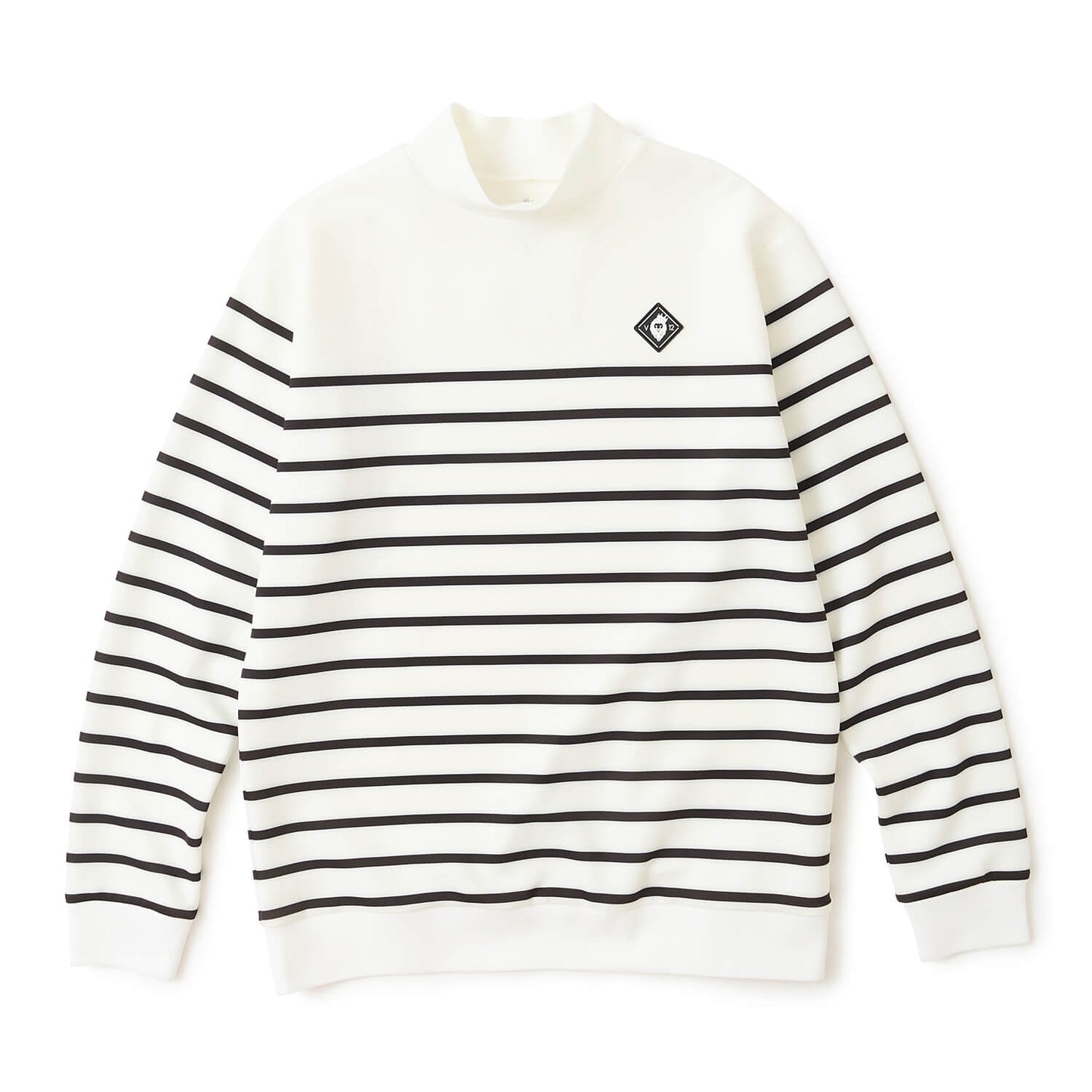 BORDER L/S MOCK