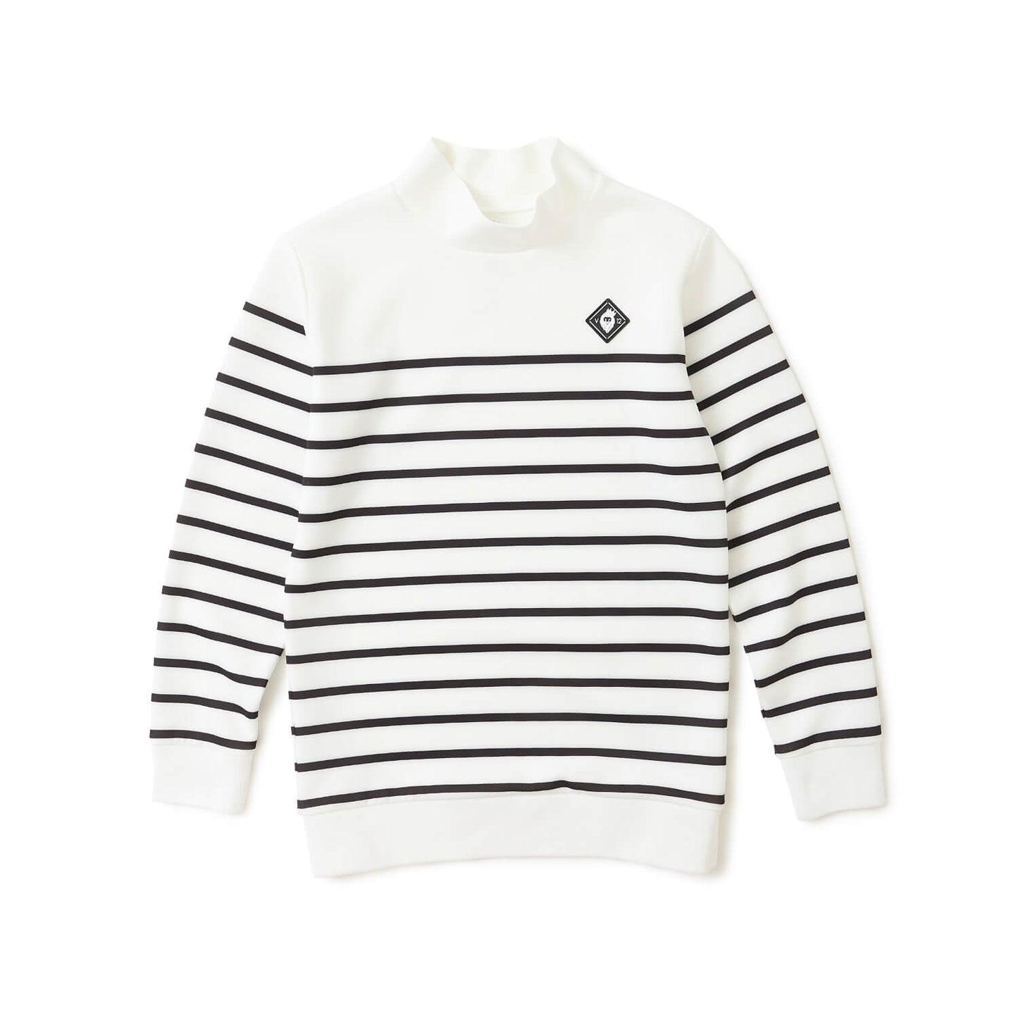 BORDER L/S MOCK