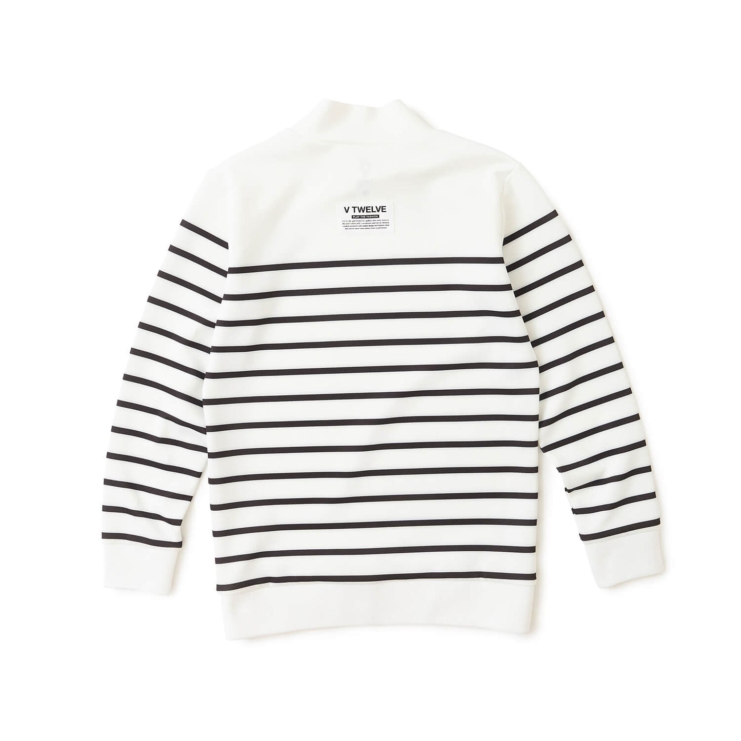 BORDER L/S MOCK