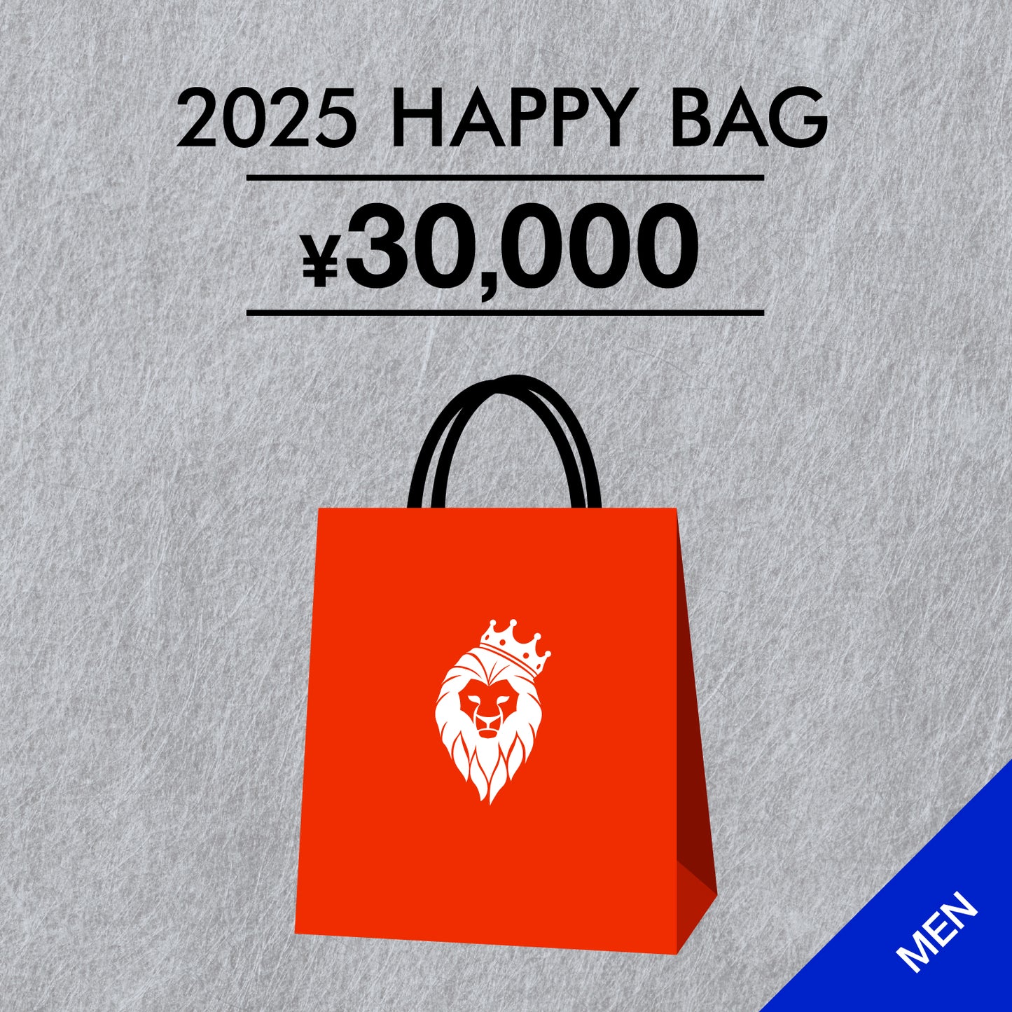 MENS HAPPY BAG SILVER