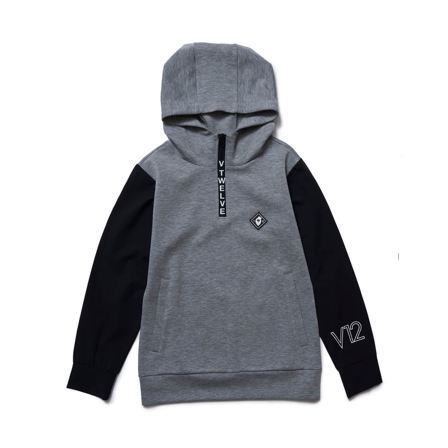 HALF LOGO ZIP HOODIE_WM