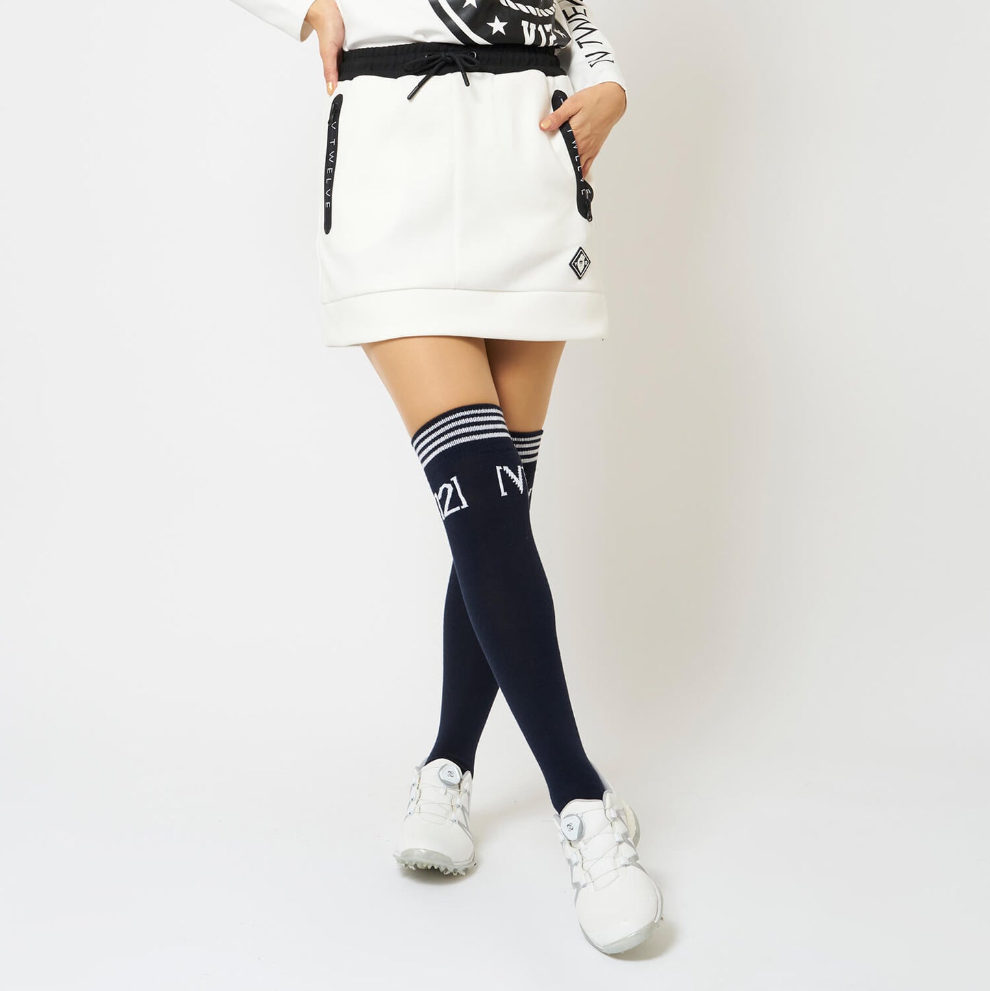 LOGO ZIP SKIRT_WM