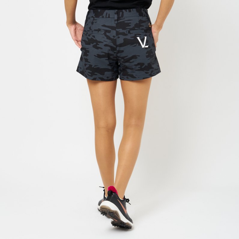 LX WMS CAMO SHORTS