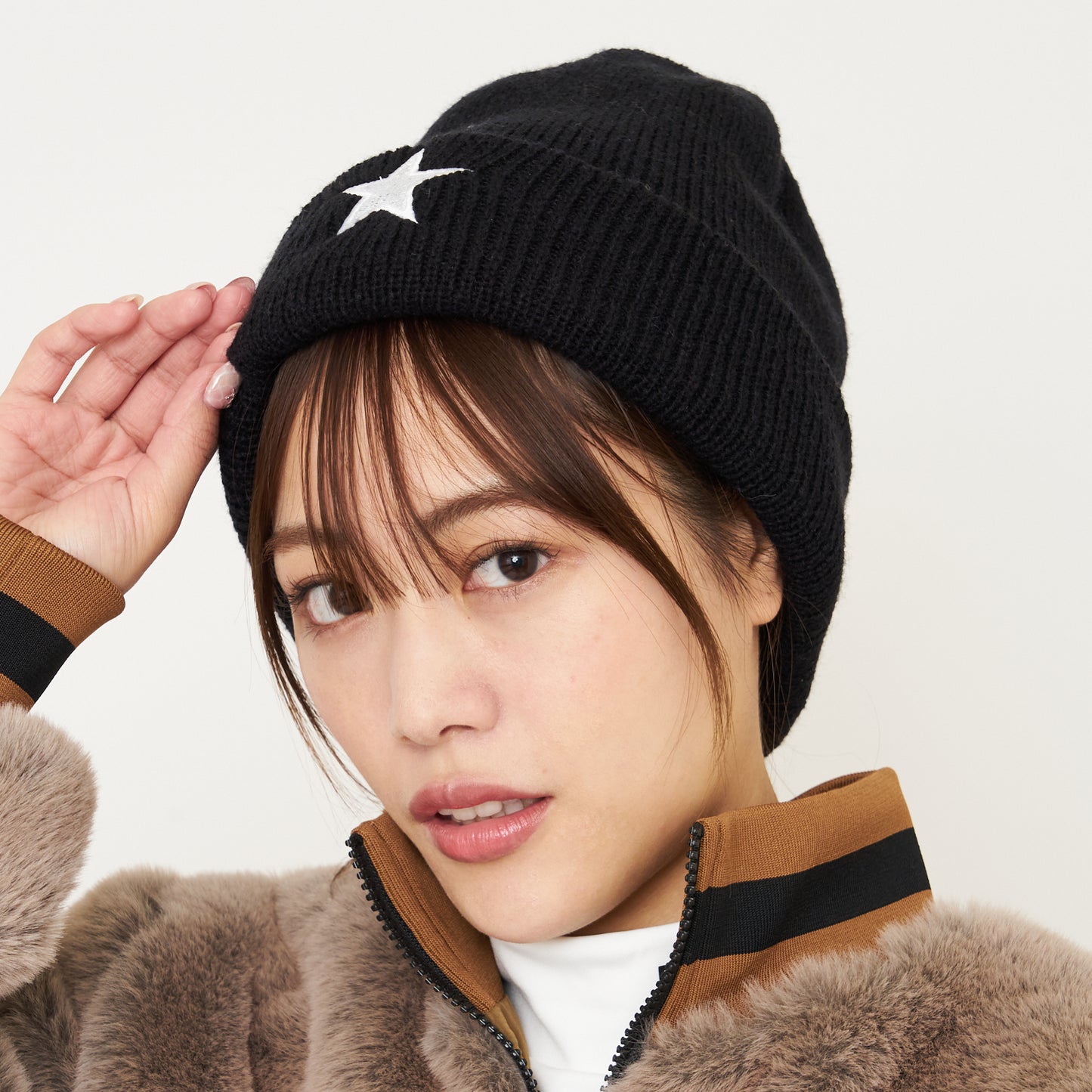 W FACE KNIT CAP