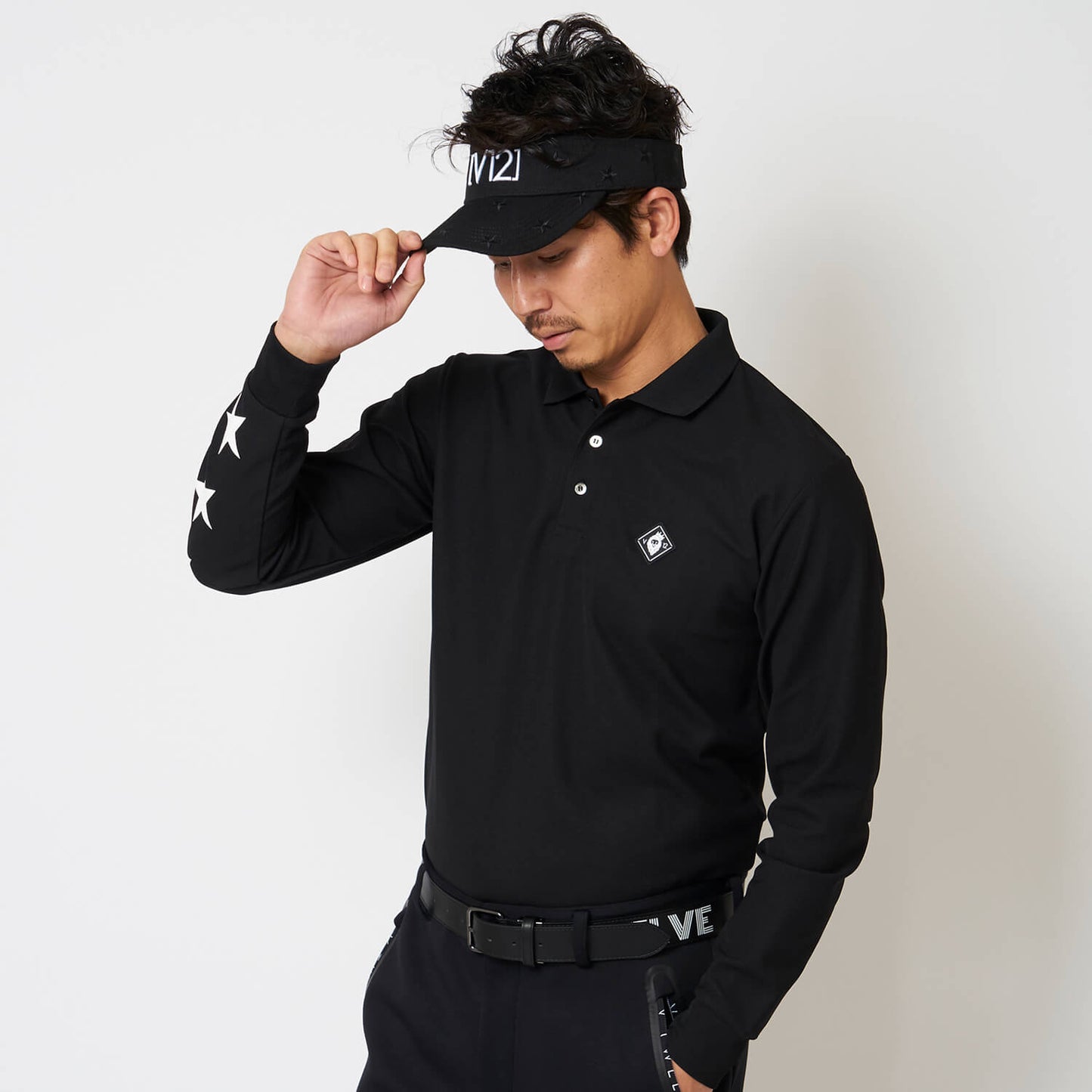 BACK STAR L/S POLO