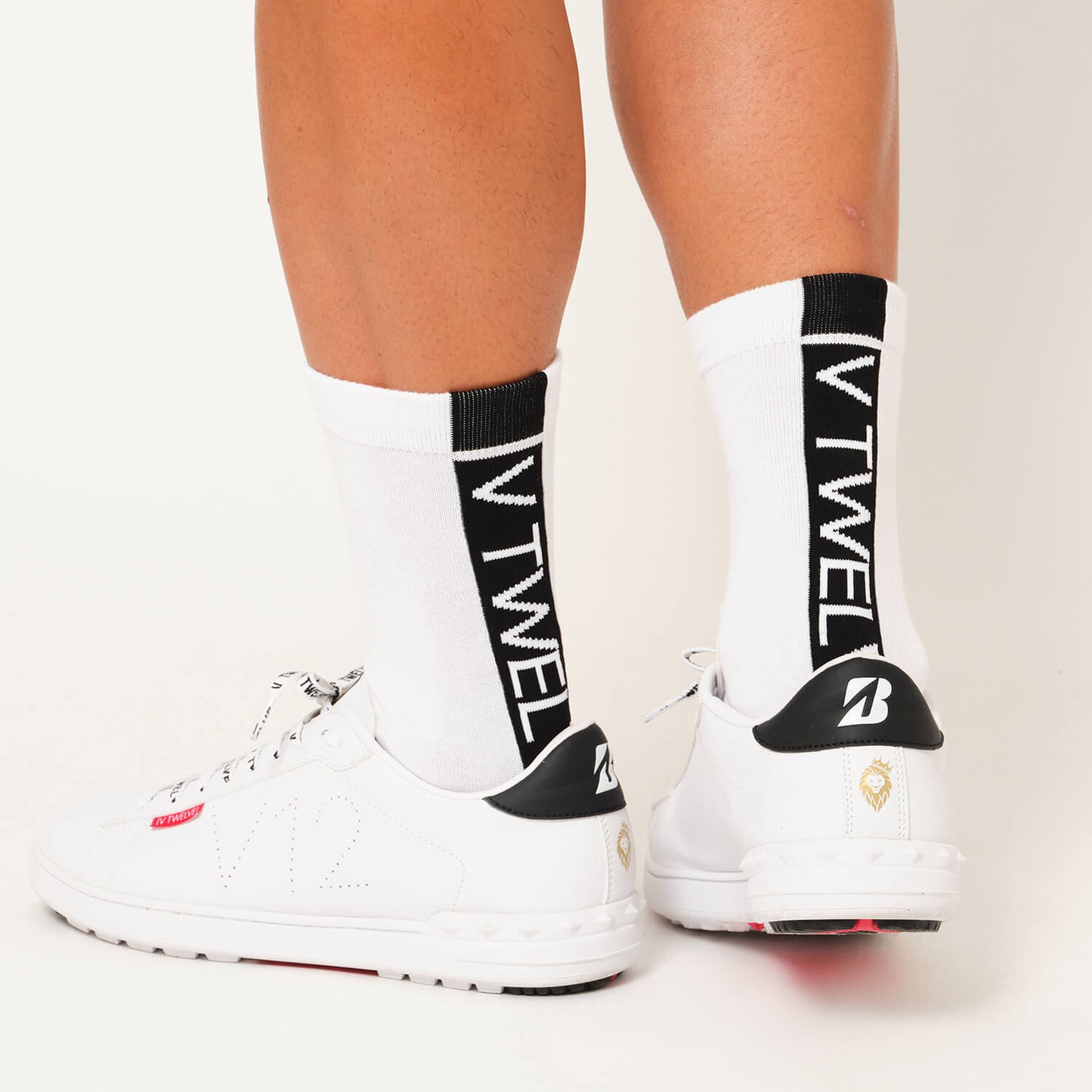 T LOGO MID SOCKS